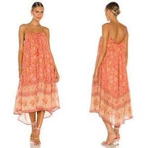 Strappy Midi Dress in Coral ~ Star Crossed Lovers Campaign